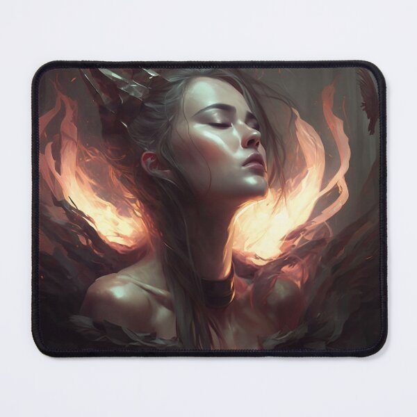 Item preview, Seraphic Lament: The Glow of Hope in Darkness designed and sold by oanaunciuleanu.