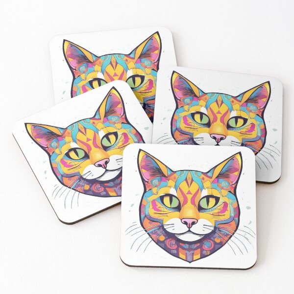 Item preview, Psychedelic Feline designed and sold by The-Photo-Loft.