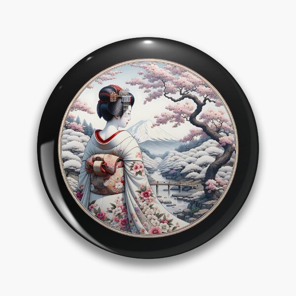 Item preview, Japanese Art Style, Manga, Anime, Geisha, Kimono, Cherry Blossom designed and sold by Pflugart.