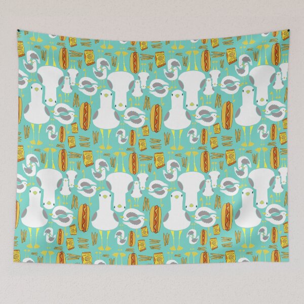 Item preview, Beach Bums Coney Island Seagulls designed and sold by Artlizzard.