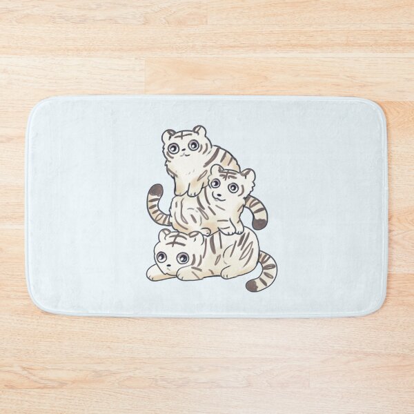 Item preview, Cute White tiger stack  designed and sold by Artofmayara.