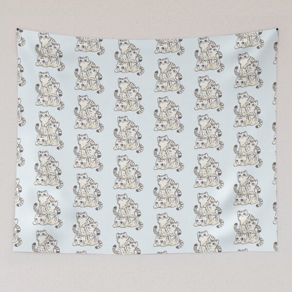 Item preview, Cute White tiger stack  designed and sold by Artofmayara.