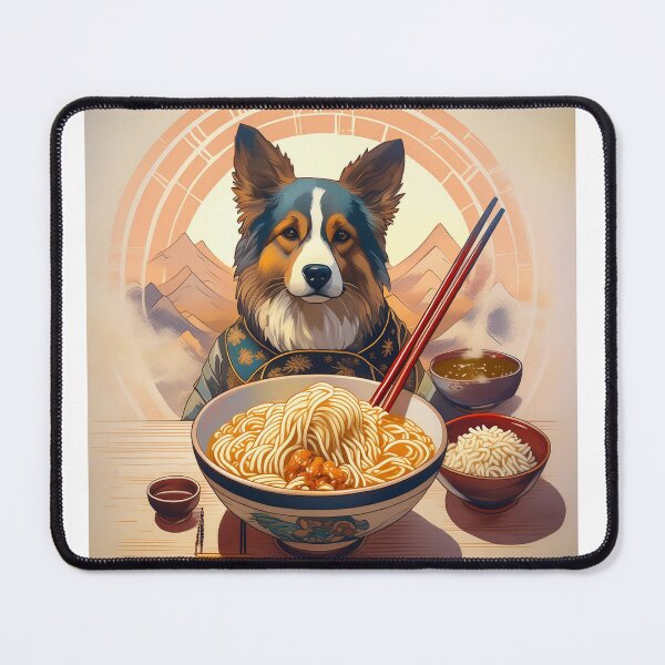 Item preview, Dog with ramen designed and sold by Marukami99.
