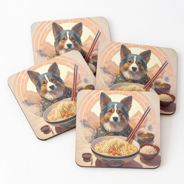 Item preview, Dog with ramen designed and sold by Marukami99.