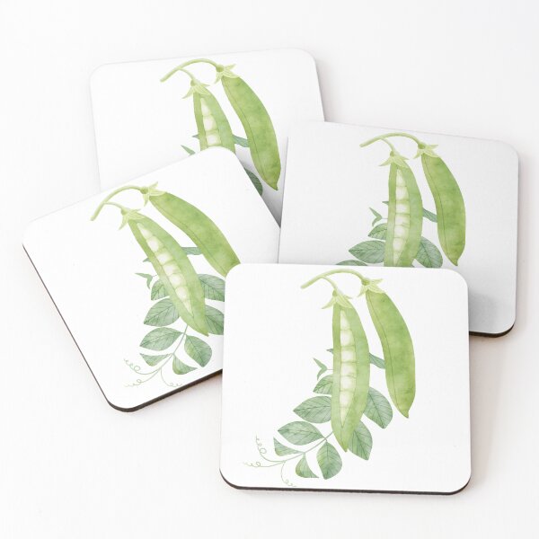 Item preview, Watercolor Pea Pods with Leaves designed and sold by ShowkoYamanaka.