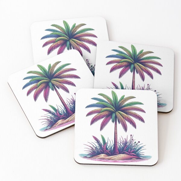 Item preview, The lone tropical palm tree designed and sold by FantasyPearl.