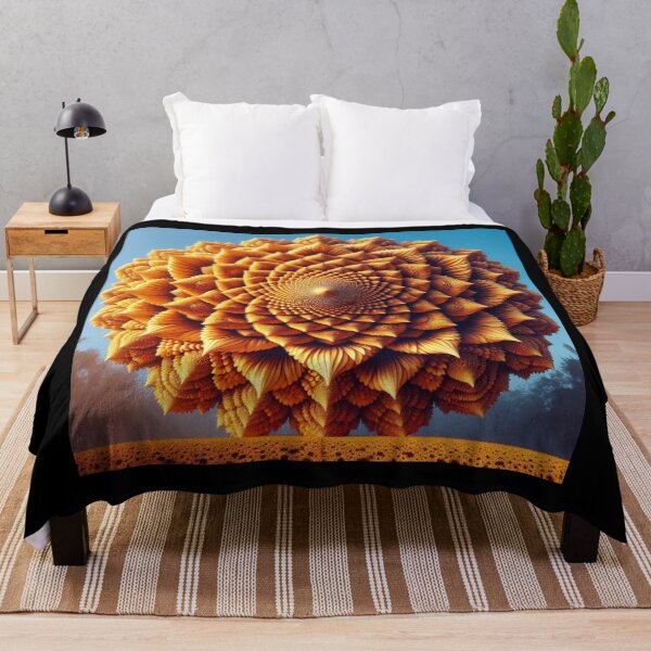 Item preview, Sunflower Fractal 1 designed and sold by Sybille-Yates.