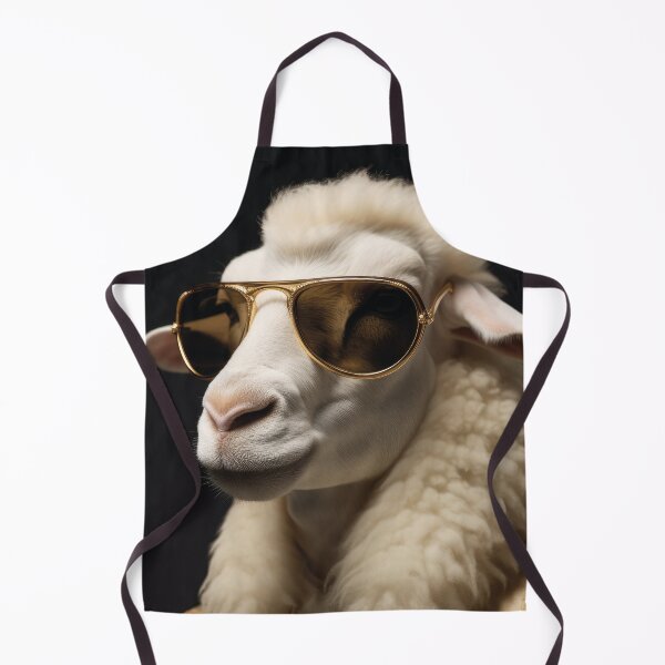 Item preview, cool sheep with aviator glasses designed and sold by Mauswohn.