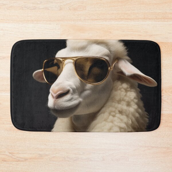 Item preview, cool sheep with aviator glasses designed and sold by Mauswohn.
