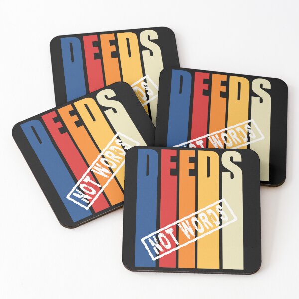 Item preview, Deeds not Words designed and sold by MinnietheCat.