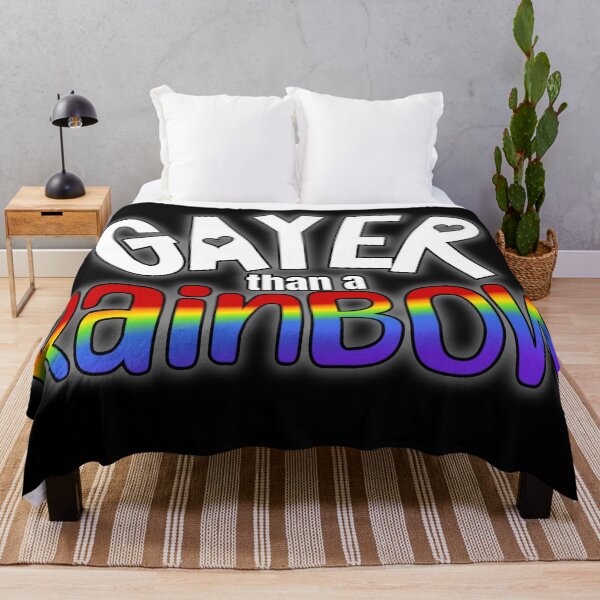 Item preview, Gayer than a Rainbow - Pride Month designed and sold by Fr0mtheMachine.