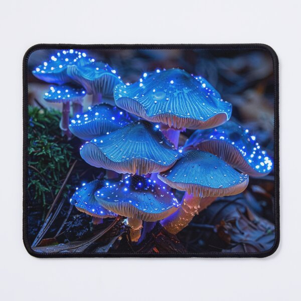 Item preview, Bioluminescent Mushrooms designed and sold by Myra365Art.