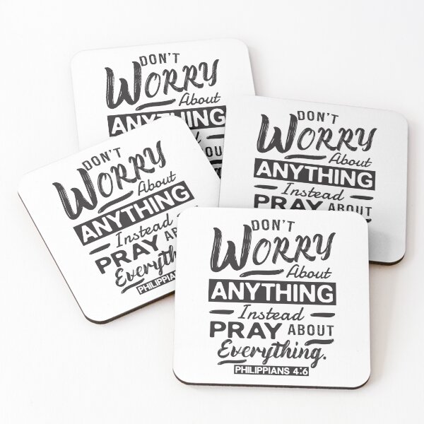 Item preview, Philippians 4:6 Don’t Worry About Anything designed and sold by plushism.