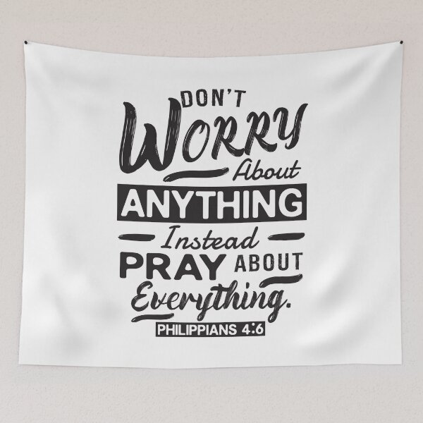 Item preview, Philippians 4:6 Don’t Worry About Anything designed and sold by plushism.