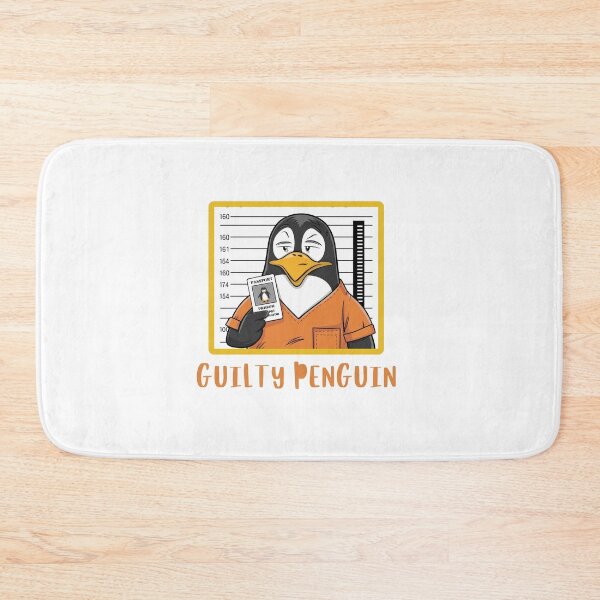 Item preview, Guilty Penguin Mugshot designed and sold by Colorful-Garden.