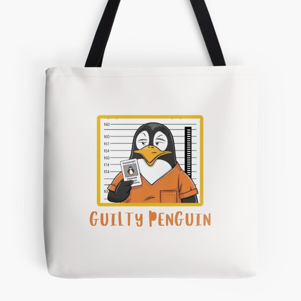 Item preview, Guilty Penguin Mugshot designed and sold by Colorful-Garden.