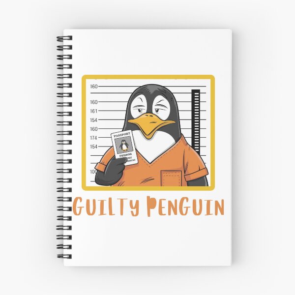 Item preview, Guilty Penguin Mugshot designed and sold by Colorful-Garden.