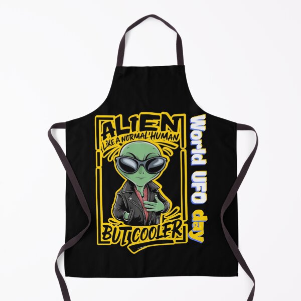 Item preview, WORLD UFO DAY - ALIEN LIKE A NORMAL HUMAN BUT COOLER designed and sold by justyna-s28.