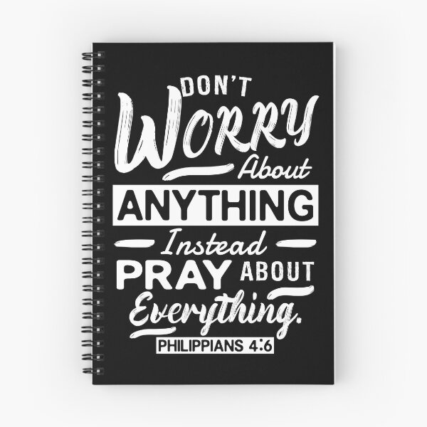 Item preview, Philippians 4:6 Don’t Worry About Anything designed and sold by plushism.