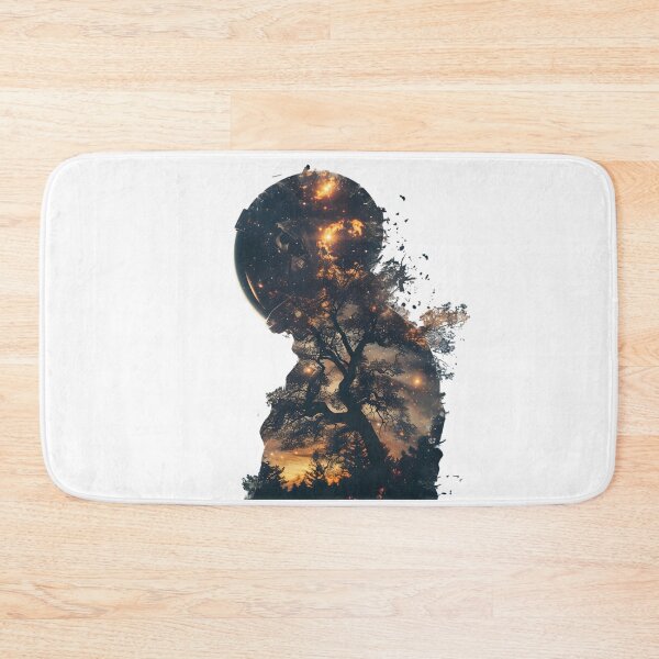Item preview, Celestial Arbor: Astronaut's Double Exposure designed and sold by AI-Only Creations.