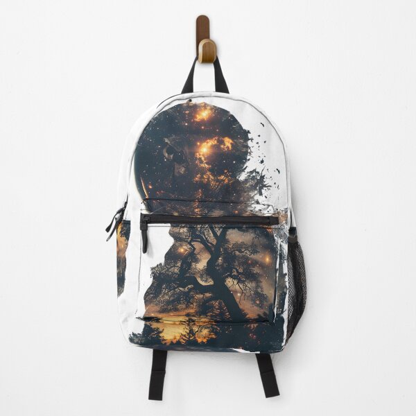 Item preview, Celestial Arbor: Astronaut's Double Exposure designed and sold by AI-Only Creations.
