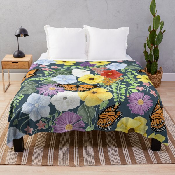 Item preview, Wildflowers of Carnarvon Gorge Navy Large designed and sold by greenerybywendy.