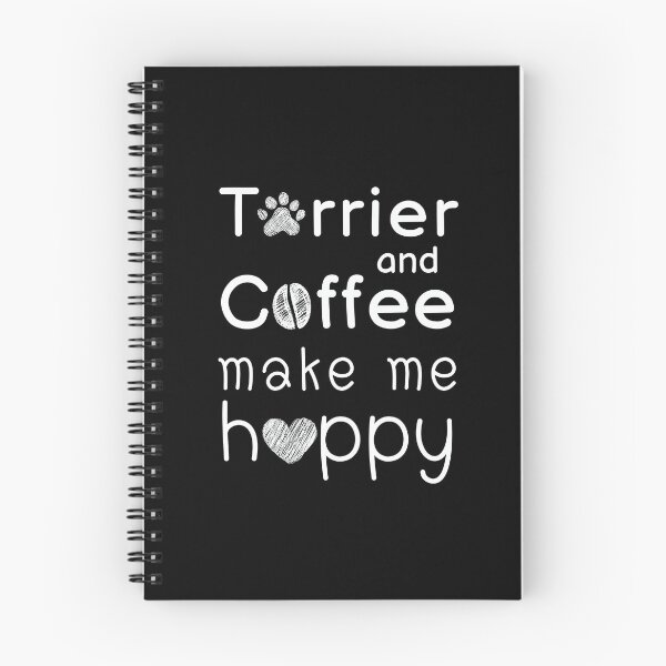 Item preview, Terrier and Coffee Make Me Happy designed and sold by Dog Terrier Lovers.