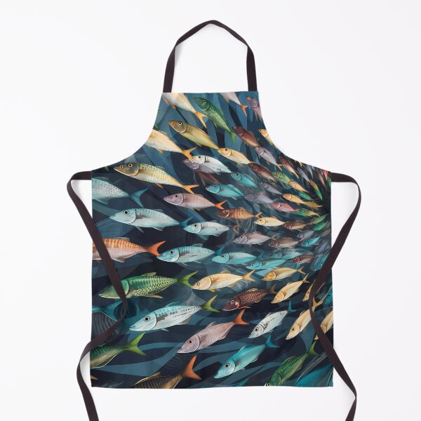 Item preview, A Shoaling colourful mix of fish designed and sold by FocusedArt.