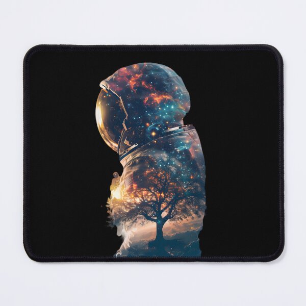 Item preview, Galactic Tree: Astronaut's Double Exposure designed and sold by AI-Only Creations.