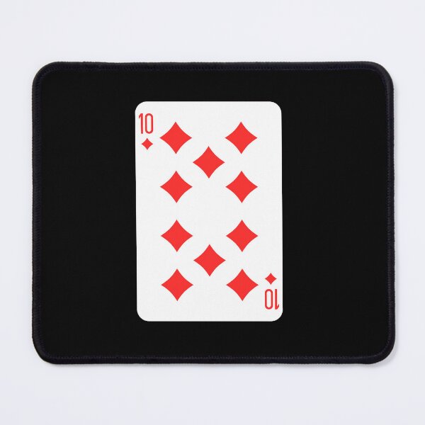 Item preview, 10 of diamonds, deck of cards, card game designed and sold by Numbers-Art.
