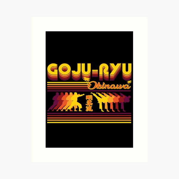 Artikel-Vorschau von Goju-Ryu Karate Dojo - Traditionelle Retro Kampfkunst, designt und verkauft von RetroMaritalArt.
