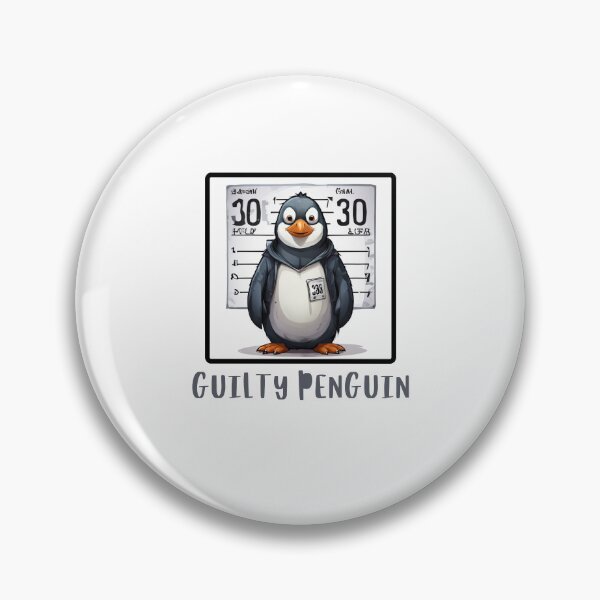 Item preview, Guilty Penguin Mugshot designed and sold by Colorful-Garden.