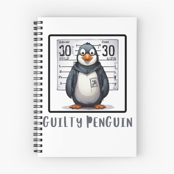 Item preview, Guilty Penguin Mugshot designed and sold by Colorful-Garden.