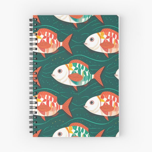 Item preview, Whimsical Fish Pattern designed and sold by FocusedArt.