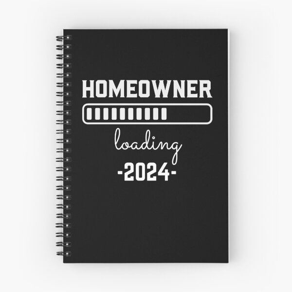 Item preview, Homeowner loading 2024 - white text designed and sold by EmeraldeaArt.