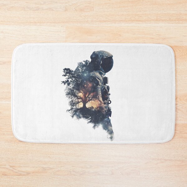 Item preview, Cosmic Canopy: Astronaut in Double Exposure designed and sold by AI-Only Creations.
