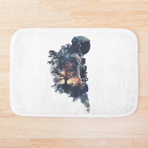 Item preview, Cosmic Canopy: Astronaut in Double Exposure designed and sold by AI-Only Creations.