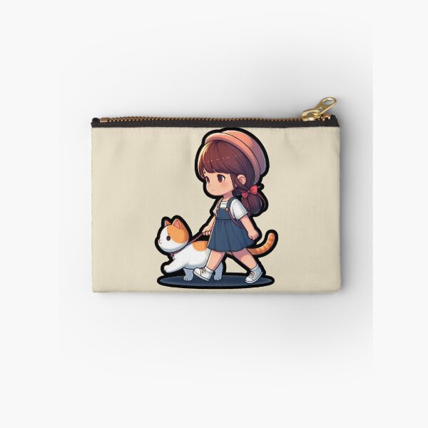 Item preview, Little Girl Walk The Cat designed and sold by plushism.