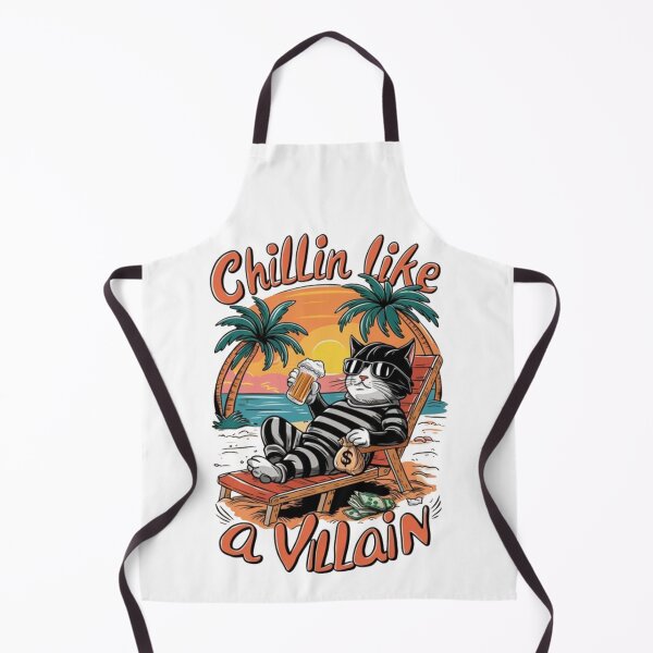 Item preview, Cat "Chillin Like a Villain" designed and sold by Refik Saygin  CİNAR.