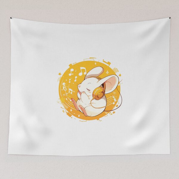 Item preview, Cute Mouse Listening to music designed and sold by SMARTKIT  DESIGNAGENCY.