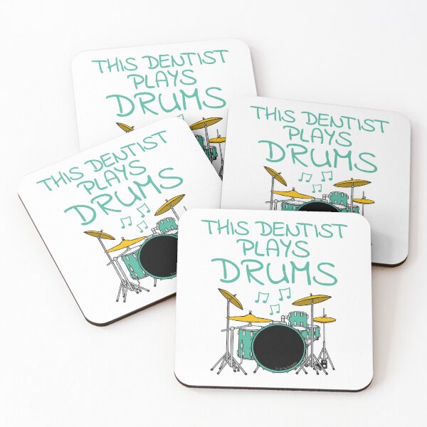 Item preview, This Dentist Plays Drums, Drum Kit Drummer Musician designed and sold by doodlerob.