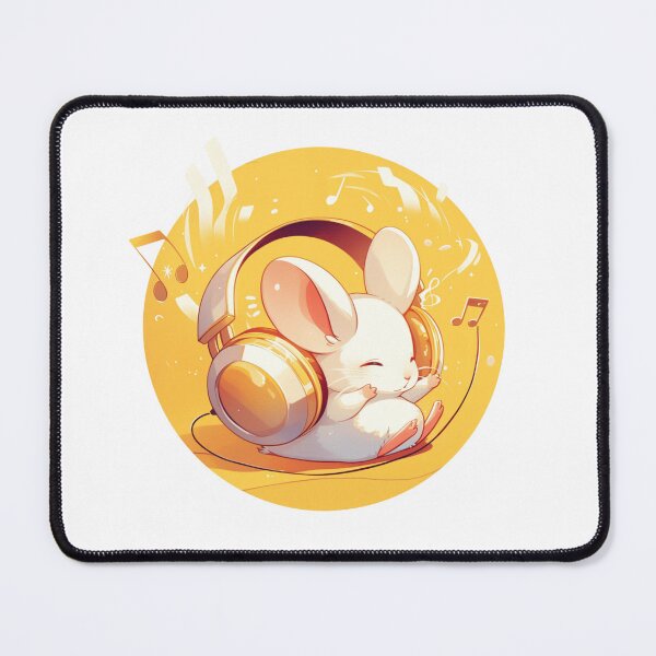 Item preview, Cute Mouse Listening to music designed and sold by SMARTKIT DESIGNAGENCY.