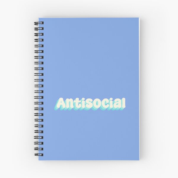 Item preview, Antisocial typography designed and sold by Sakurafy.