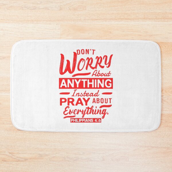 Item preview, Philippians 4:6 Don’t Worry About Anything designed and sold by plushism.
