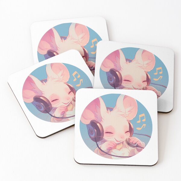 Item preview, Cute Mouse Listening to music designed and sold by SMARTKIT  DESIGNAGENCY.