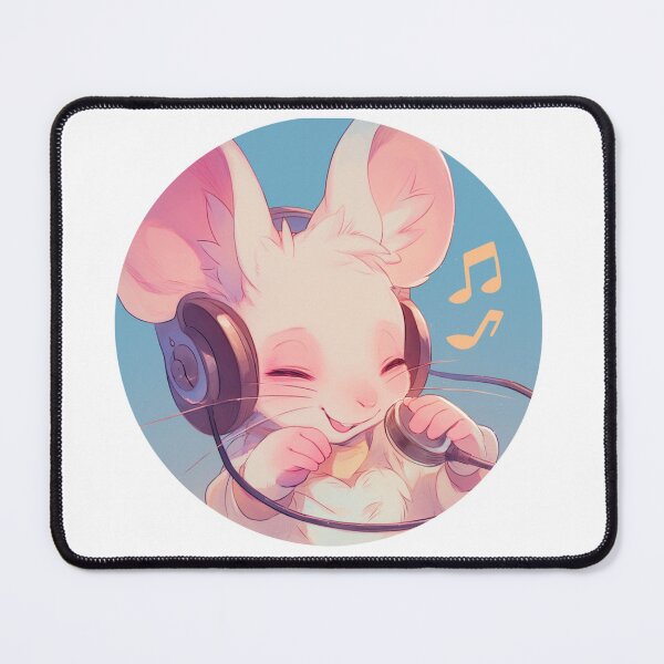 Item preview, Cute Mouse Listening to music designed and sold by SMARTKIT  DESIGNAGENCY.