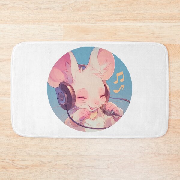 Item preview, Cute Mouse Listening to music designed and sold by SMARTKIT  DESIGNAGENCY.
