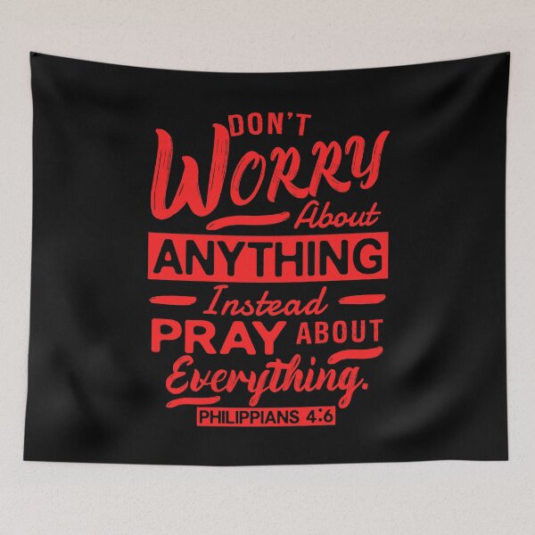 Item preview, Philippians 4:6 Don’t Worry About Anything designed and sold by plushism.