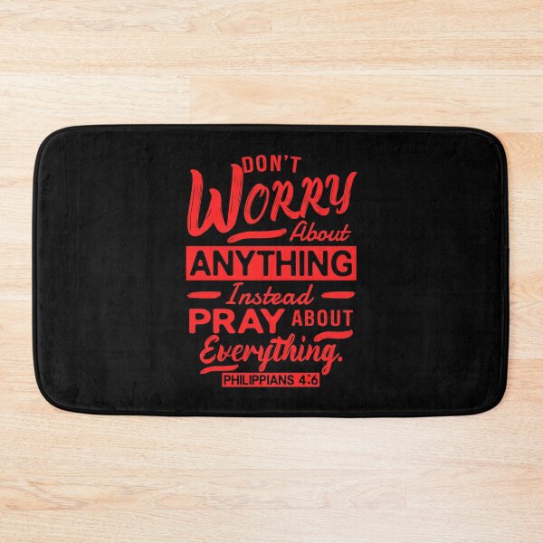Item preview, Philippians 4:6 Don’t Worry About Anything designed and sold by plushism.