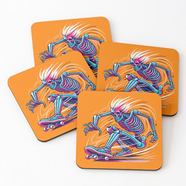 Item preview, Neon Skeletal Skater designed and sold by Designowner.